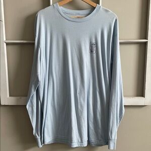 AFTCO Light Blue Long Sleeve Tee